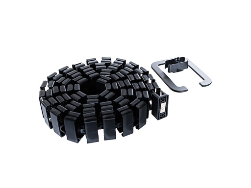 [AV73-010-cablechain-B] Kaapelikäärme (Musta)