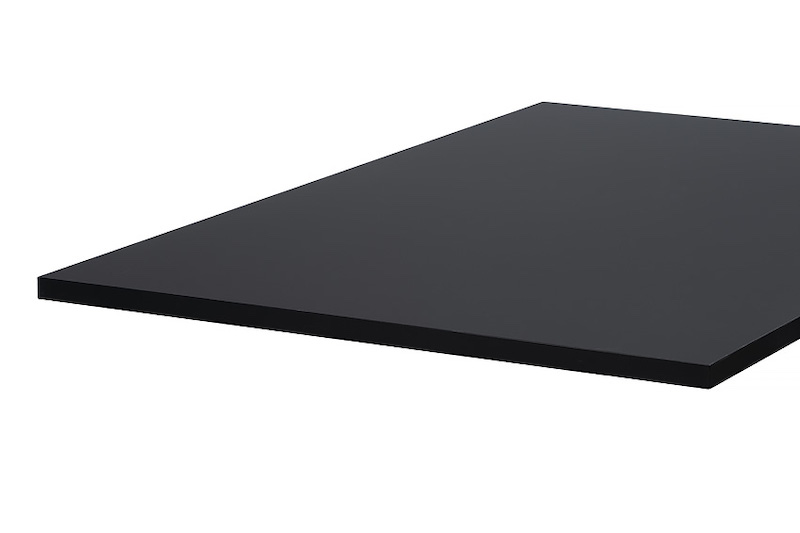 Table top matte black