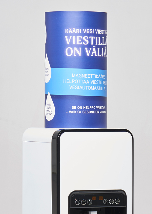 Water dispenser bottle cover